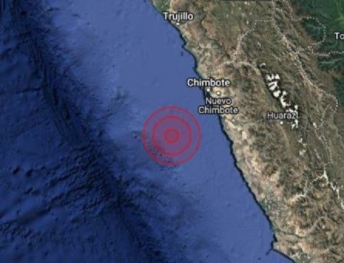 Un temblor de magnitud 4.0 se registró esta madrugada en la costa de la región Áncash.