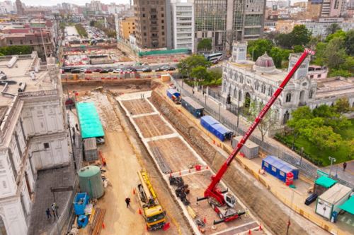 La Estación Central, que forma parte de la etapa 1B del proyecto, establecerá una conexión directa con la Estación Central del Metropolitano a través de un túnel subterráneo de aproximadamente 180 metros de longitud. Foto: MTC