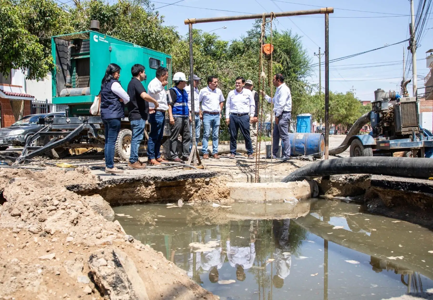 El Ministerio de Vivienda invertirá más de S/ 45 millones para la reparación de colectores Norte y Sur de la ciudad de Chiclayo que se encuentran colapsados. Foto: ANDINA/difusión.