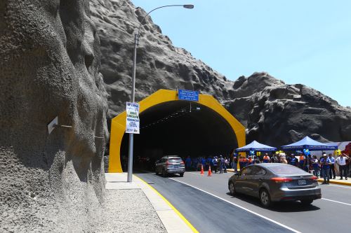 Remodelado Túnel Santa Rosa, una importante vía que conecta San Juan de Lurigancho con el Rímac, Cercado de Lima y distritos cercanos