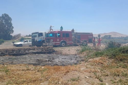 En lo que va del mes, es el segundo incendio que se reporta en el distrito de Santa María.