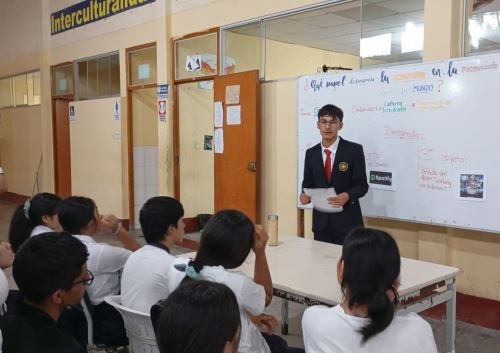 Crece el interés de estudiantes de la región San Martín para obtener una de las 100 vacantes que ofrece el Colegio de Alto Rendimiento (COAR) de esta región. ANDINA/Difusión