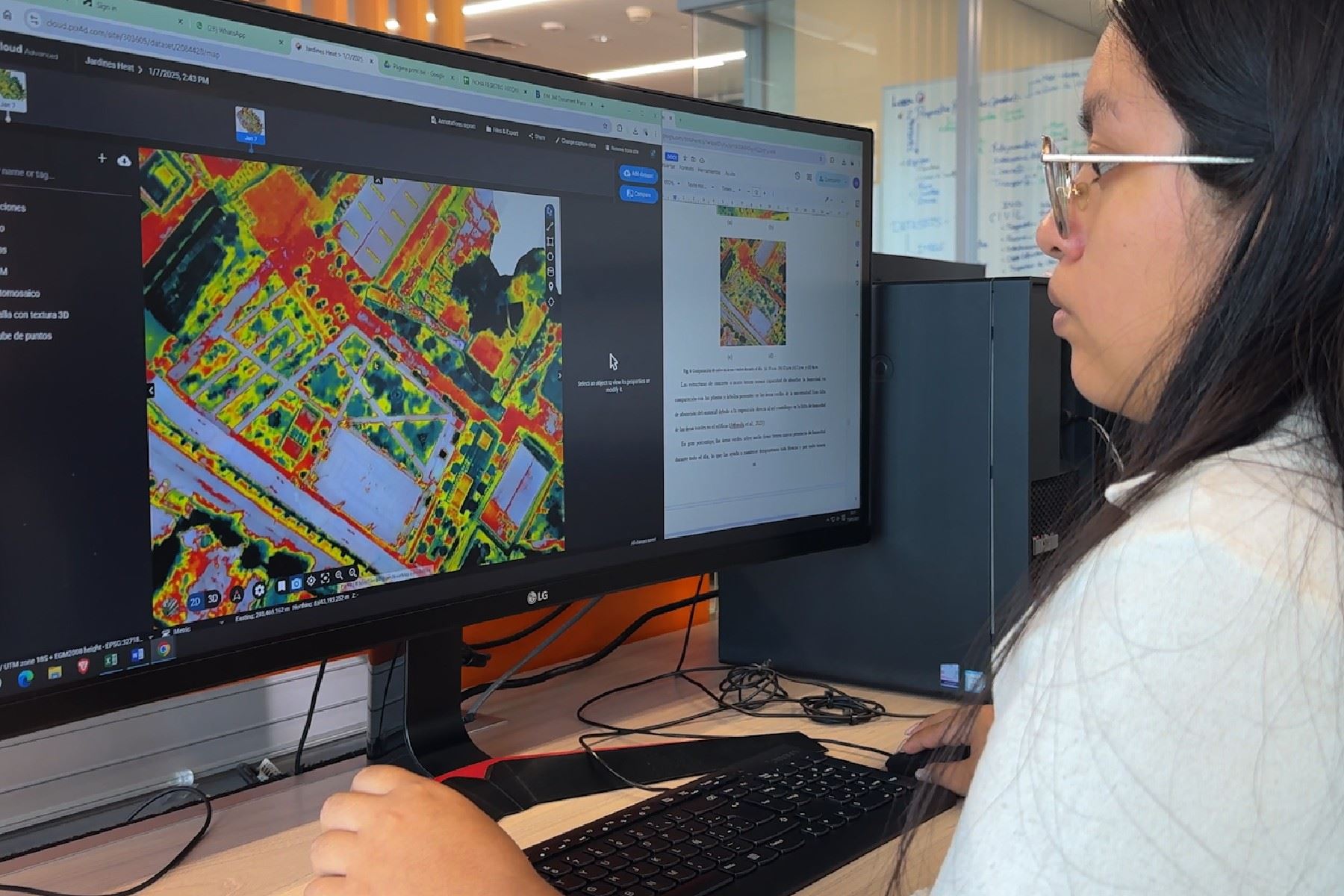 El proceso de digitalización comienza con el uso de escáneres láser para recoger información en 3D, creando nubes de puntos