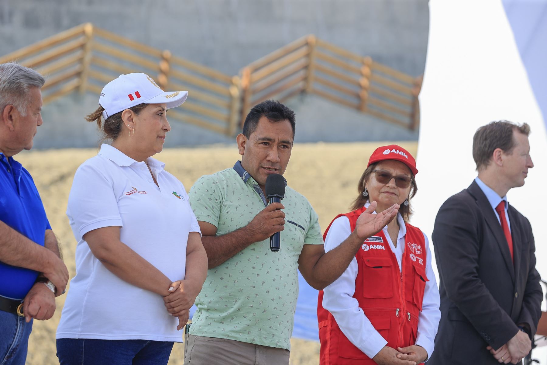 Inauguración de la solución integral frente a las inundaciones de la Quebrada el Leó en la Libertad. Foto: ANDINA/Prensa Presidencia