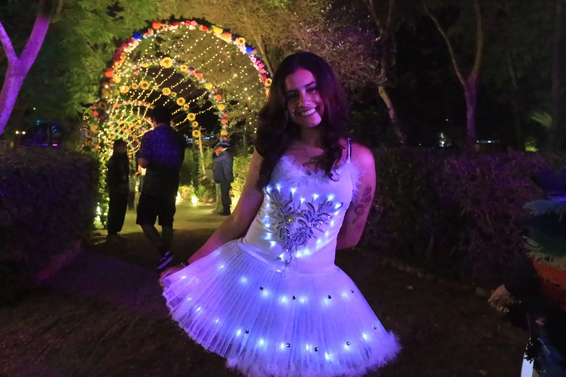 Bosque Mágico Encantado, el nuevo atractivo implementado en el Club Metropolitano Huáscar, que fusiona la naturaleza y la magia para ofrecer una experiencia diferente a sus visitantes. FOTO:ANDINA/Hector Vinces