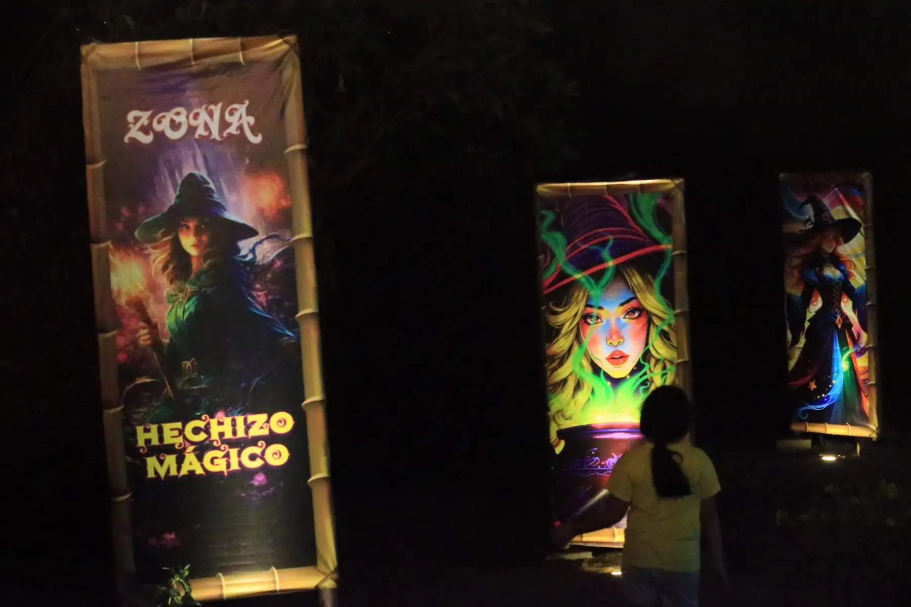 Bosque Mágico Encantado, el nuevo atractivo implementado en el Club Metropolitano Huáscar, que fusiona la naturaleza y la magia para ofrecer una experiencia diferente a sus visitantes. FOTO:ANDINA/Hector Vinces