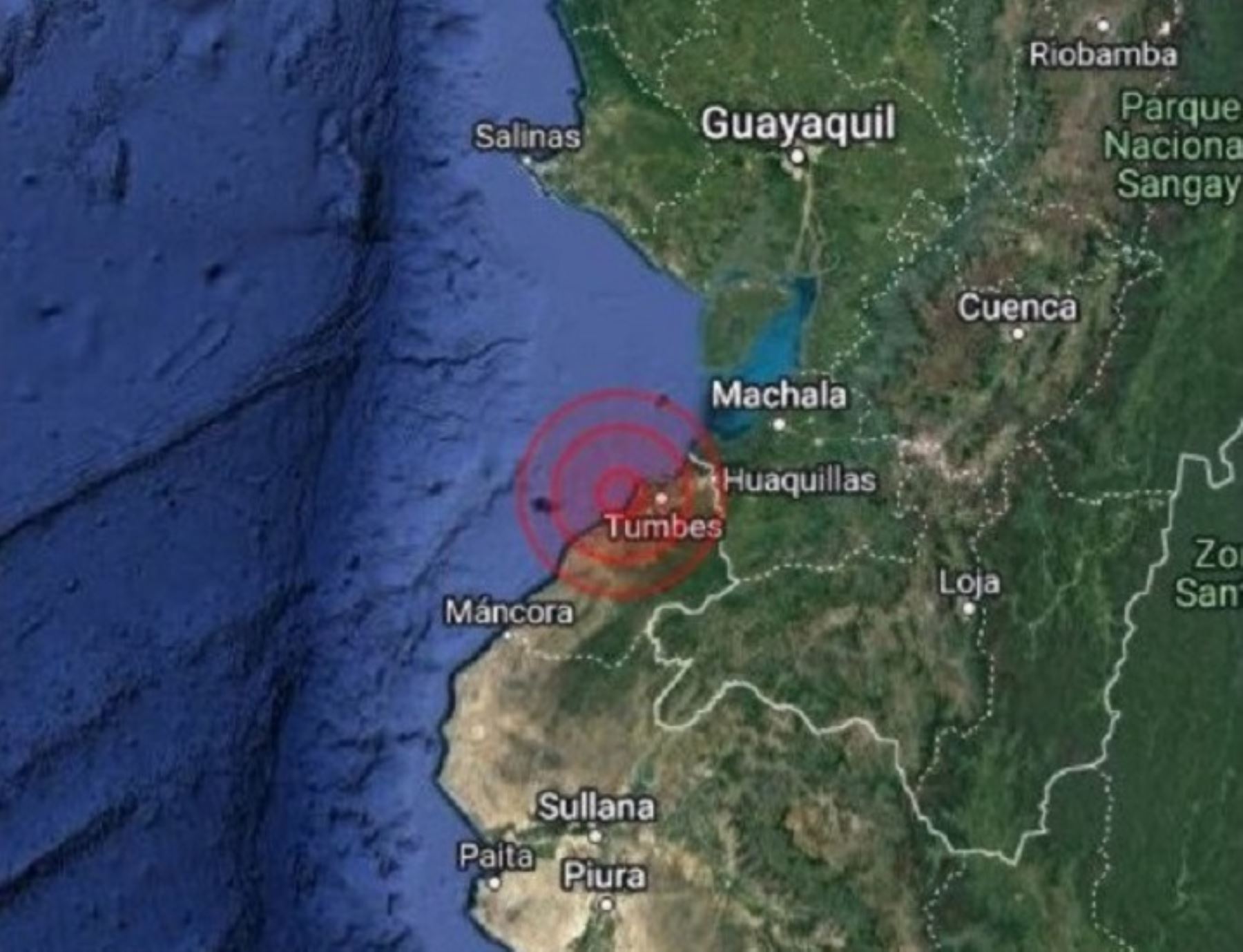 Un temblor de magnitud 3.9 se registró en la madrugada de hoy viernes 17 de enero cerca de la ciudad de Tumbes.