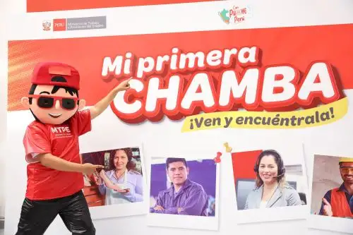 La feria "MI Primer Chamba, busca impulsar en los jóvenes el trabajo formal.  ANDINA/Difusión
