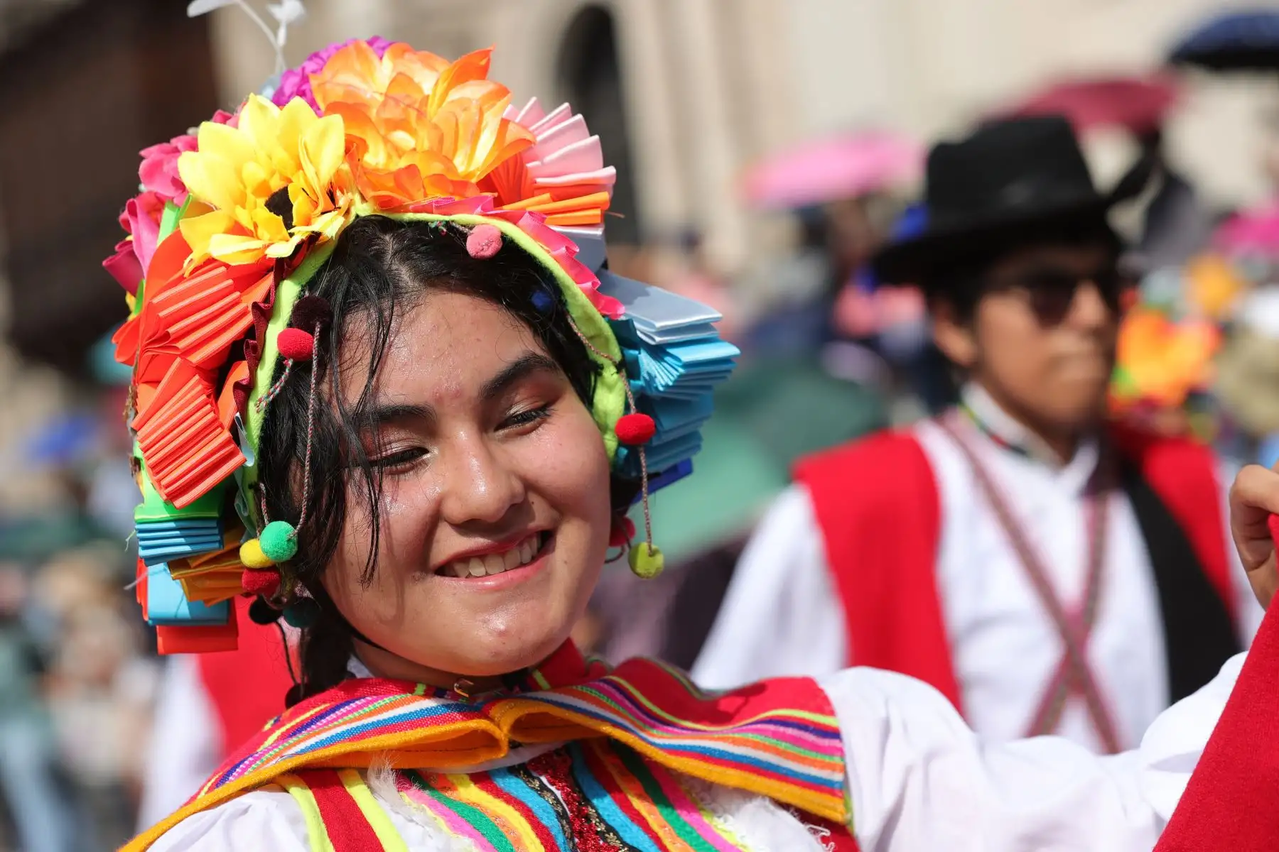 Municipalidad de Lima inicia celebraciones por el aniversario de Lima con un colorido pasacalle de danzas folclóricas. Foto: ANDINA/Melina Mejía