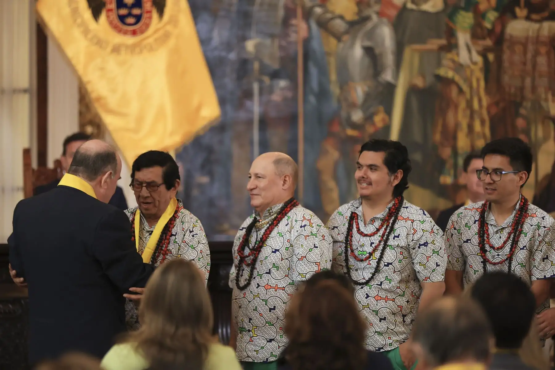 Se realizó la sesión solemne por el 490 aniversario de Lima con la presencia del alcalde Rafael López Aliaga y regidores municipales. Foto: ANDINA/Jhonel Rodríguez Robles