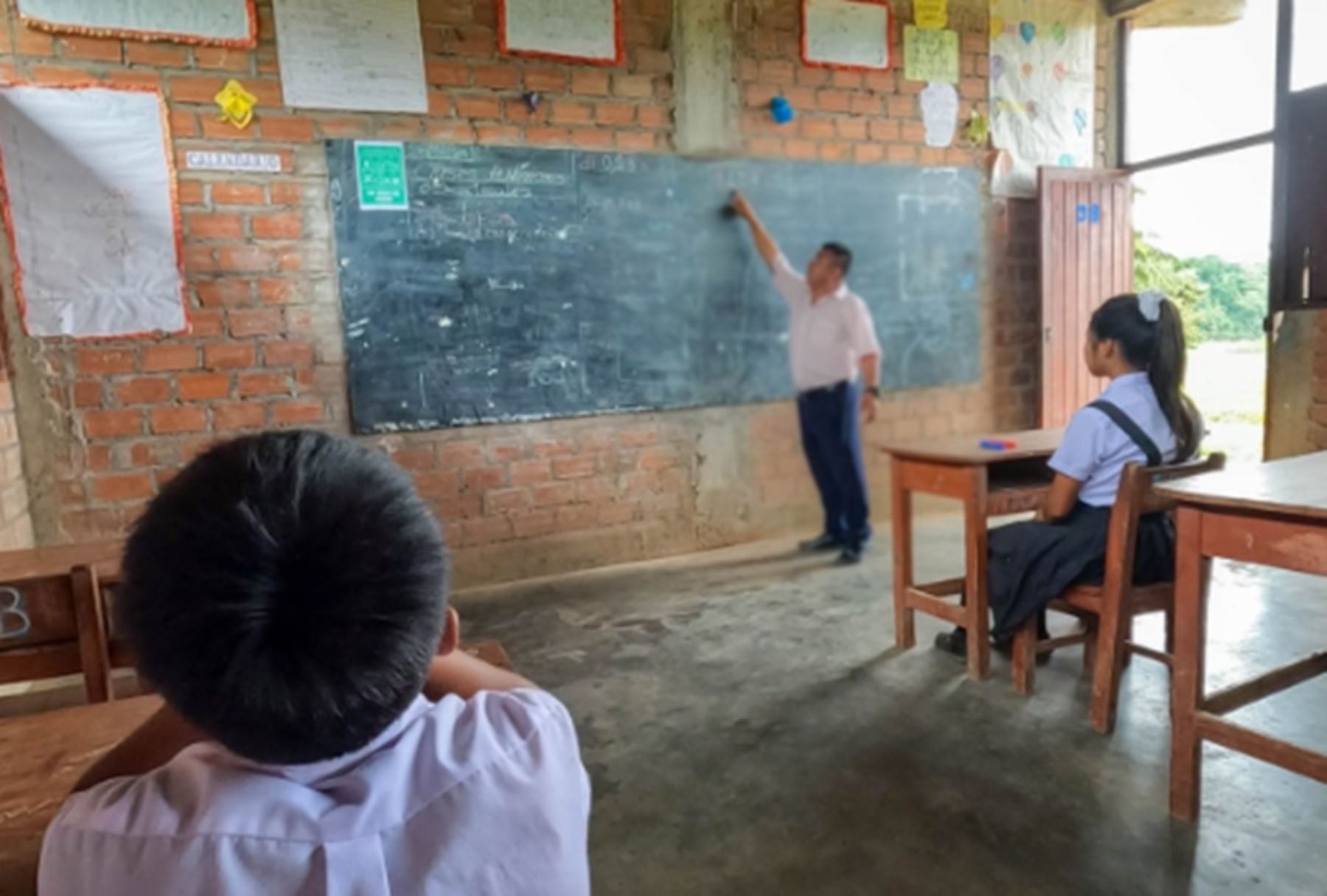Escuela de Condorcanqui, Amazonas. Foto: ANDINA/Difusión