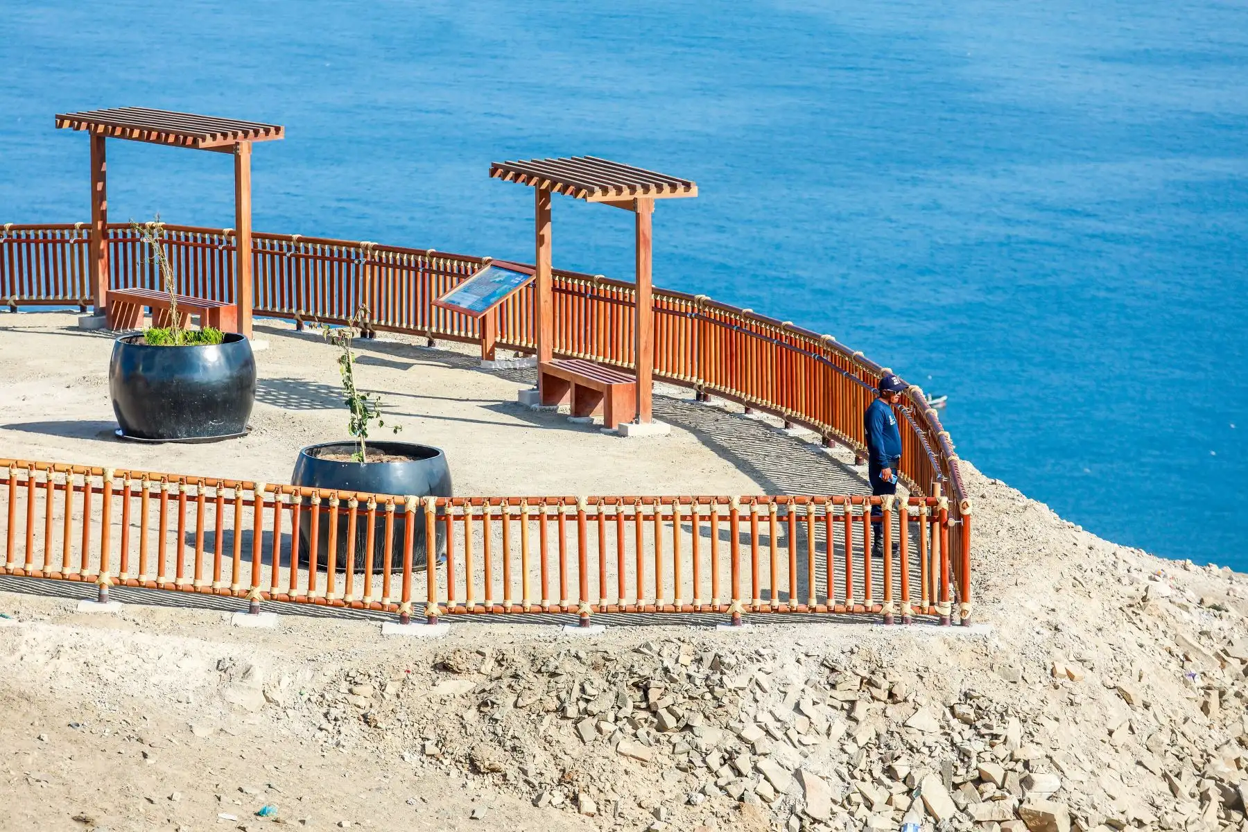 Con una extensión próxima a los 2 kilómetros, el nuevo Malecón Morro Solar o también llamado 