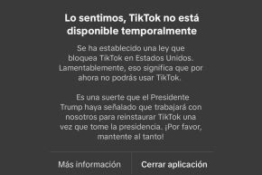 El veto a TikTok tiene su origen en una ley aprobada por el Congreso en abril de 2024, con el apoyo de demócratas y republicanos.