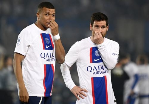 Mbappé y Messi jugaron juntos en el PSG