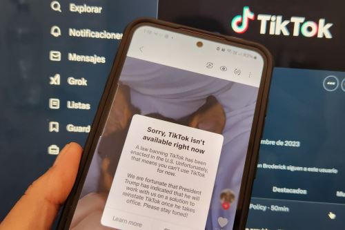 La prohibición de TikTok en los Estados Unidos llegó con la entrada en vigencia de la ley que exige que la empresa matriz ByteDance, de origen chino, deje de invertir en la plataforma de entretenimiento.