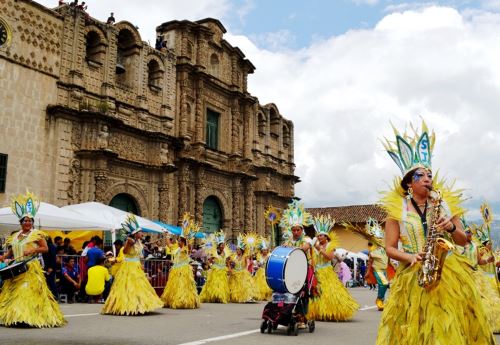 El tradicional Carnaval de Cajamarca promete ser un éxito este 2025. Las reservas hoteleras para los días centrales de la festividad están llenas. ANDINA/Difusión