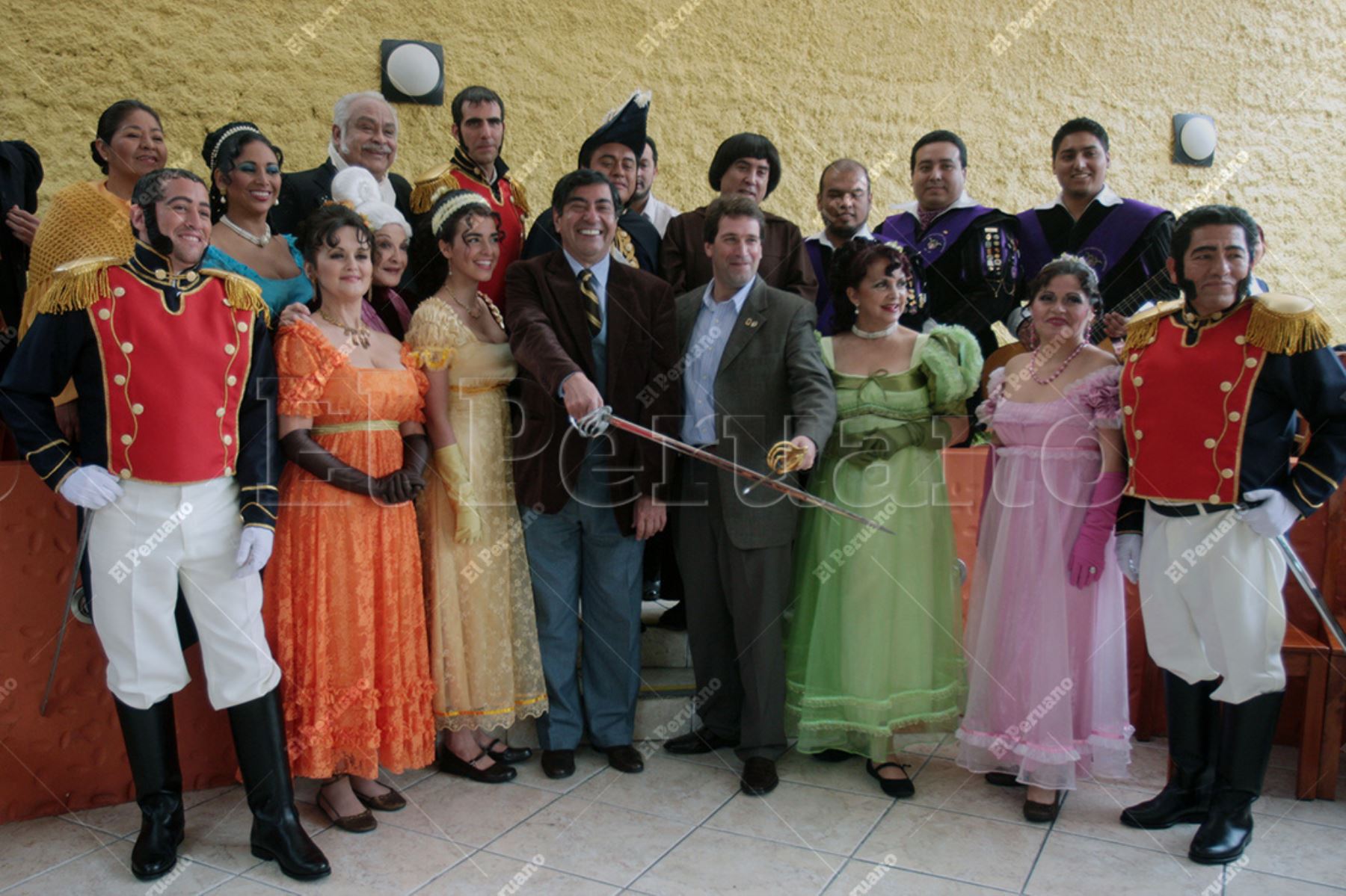 Lima – 22 octubre 2009 / Nicolás Yerovi, escritor y dramaturgo,  presenta la obra teatral Margarita. Foto: Diario Oficial El Peruano / Juan Carlos Guzmán