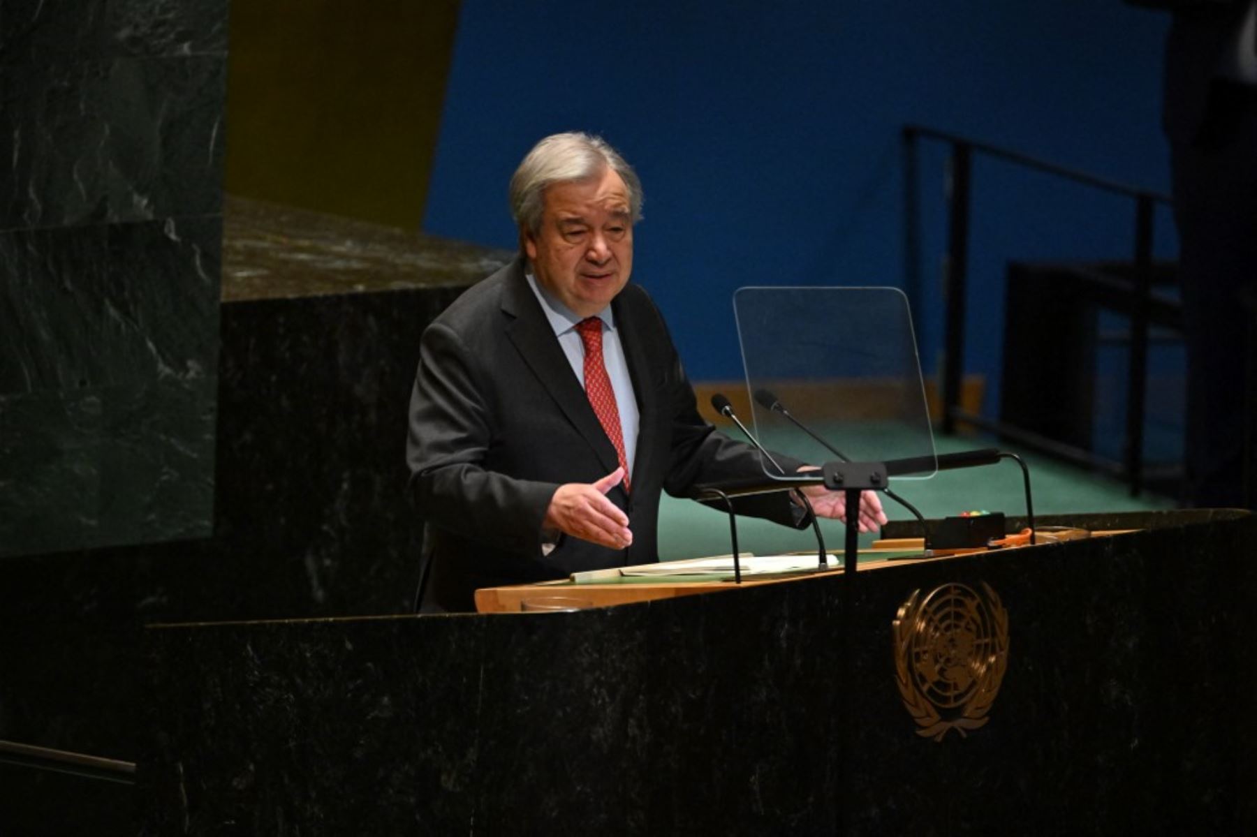 Secretario general de la ONU, António Guterres Foto: AFP