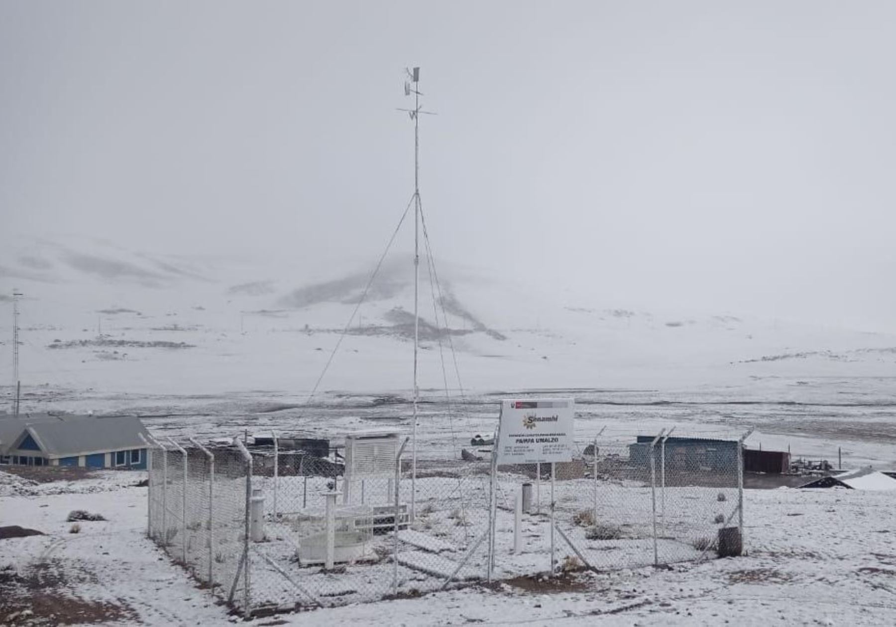 Senamhi pronostica la caída de nieve, granizo y lluvias en zonas andinas de las regiones de Moquegua y Tacna. Eventos se presentarán desde hoy martes 21 al jueves 23 de enero. ANDINA/Difusión