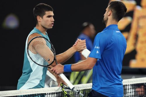 Novak Djokovic y Carlos Alcaraz