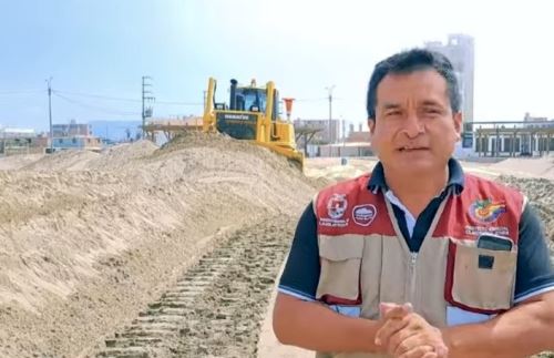 El Gobierno Regional de Lambayeque inició los trabajos de desarenamiento en concurrida playa de Puerto Eten, en la provincia de Chiclayo.