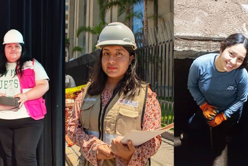 Pronabec: becarias abren nuevos espacios para las mujeres en el rubro de la construcción. Foto: ANDINA/Difusión.