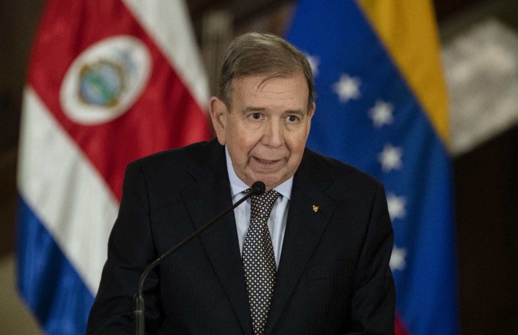 Edmundo González Urrutia se encuentra en la capital de Estados Unidos tras asistir a la ceremonia de investidura de Donald Trump. Foto: AFP