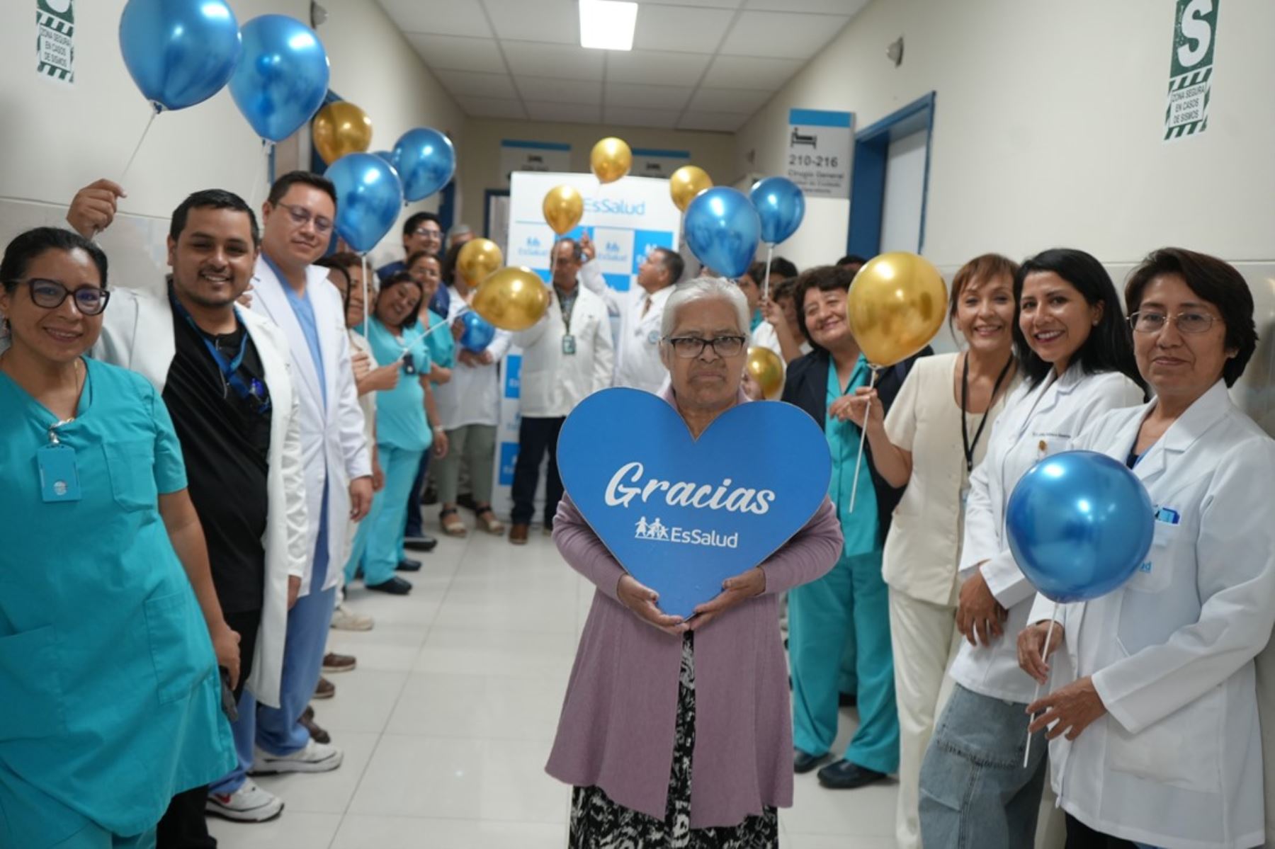 Hospital Almenara: realizan proeza médica al reconstruir intestino de una adulta mayor. Foto: ANDINA/Difusión.