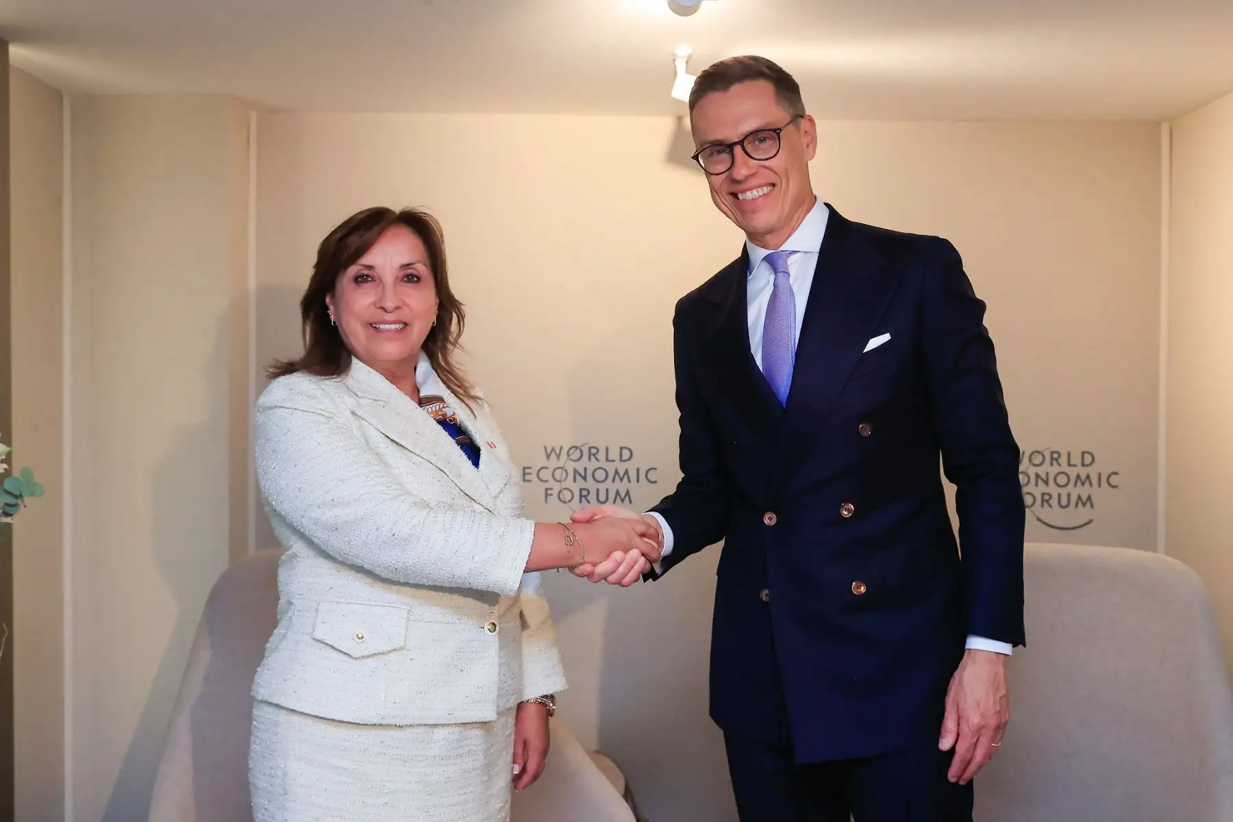Presidenta Dina Boluarte sostiene Reunión bilateral con el Presidente de Finlandia. Foto: ANDINA/Prensa Presidencia