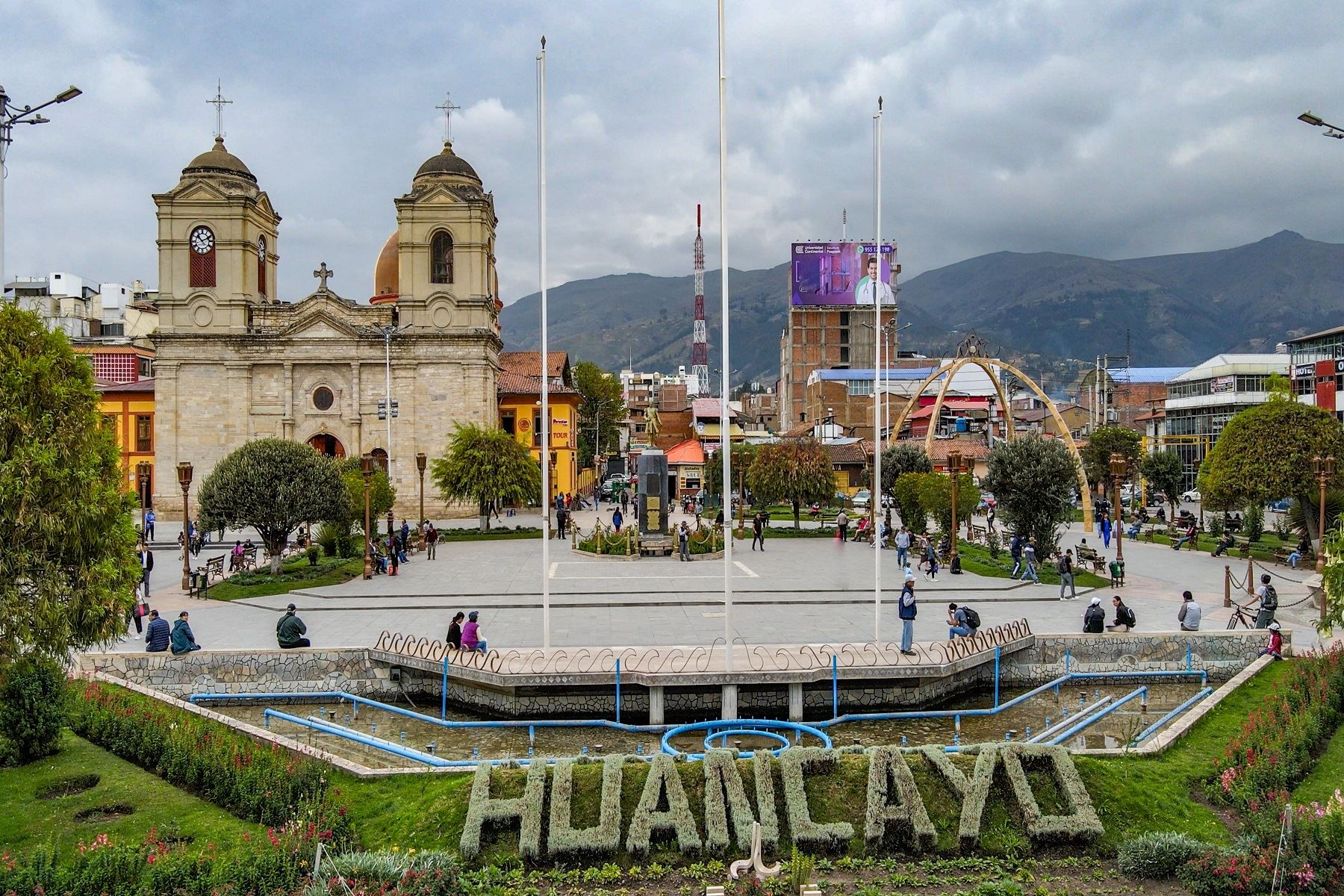 Plaza de Armas de Huancayo. Cortesía ProInversión