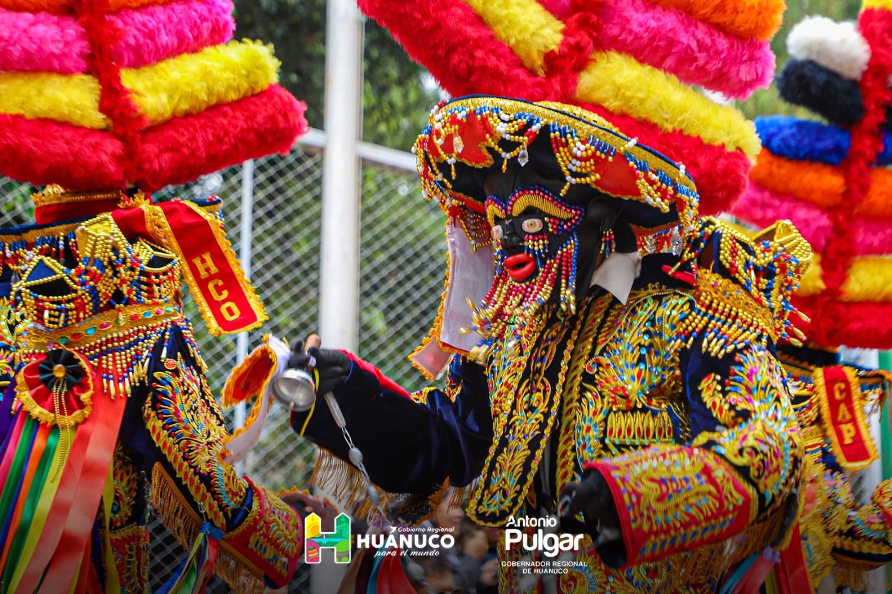 Un total de 20 cuadrillas de negritos de varios distritos participó en el tradicional festival de la región Huánuco.