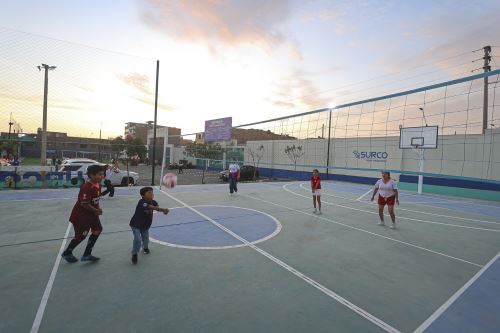 Inauguran el renovado complejo deportivo José Carlos Carvajal, el más grande y completo de Santiago de Surco. Foto: Difusión