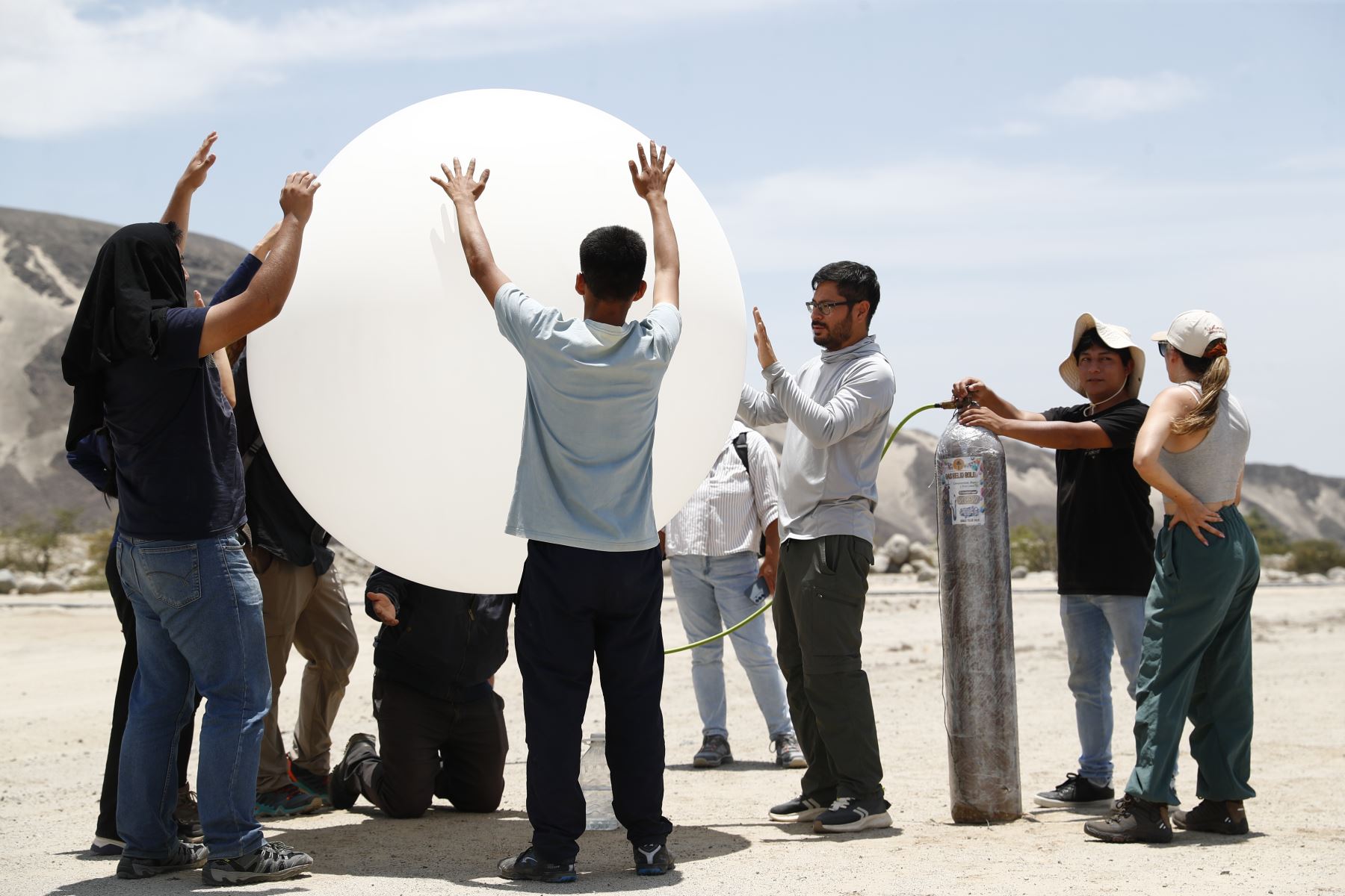 Esta misión es muy importante porque representa el inicio de la internacionalización del proyecto Estratósfera. Foto: Daniel Bracamonte