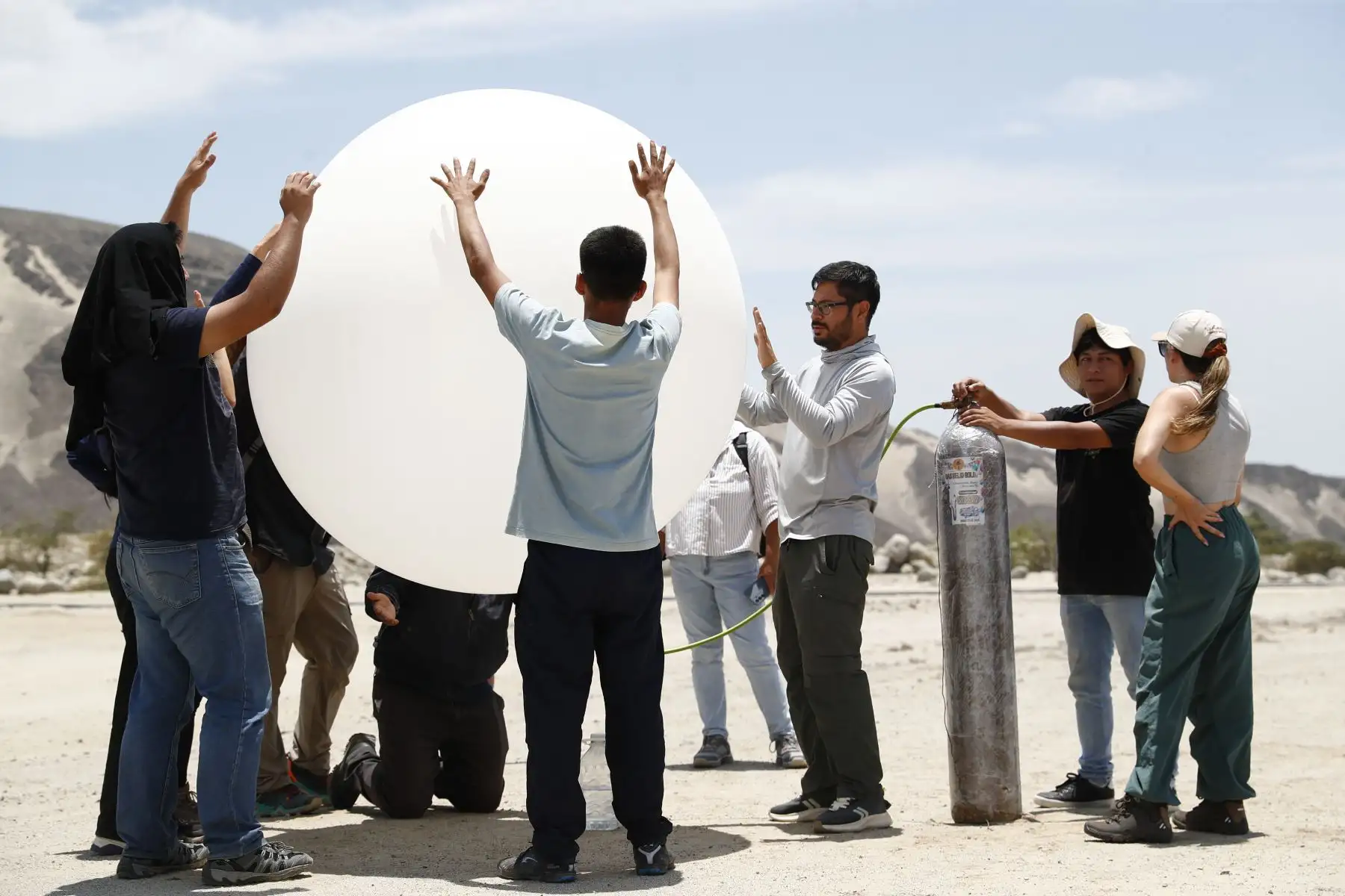 Esta misión es muy importante porque representa el inicio de la internacionalización del proyecto Estratósfera. Foto: Daniel Bracamonte