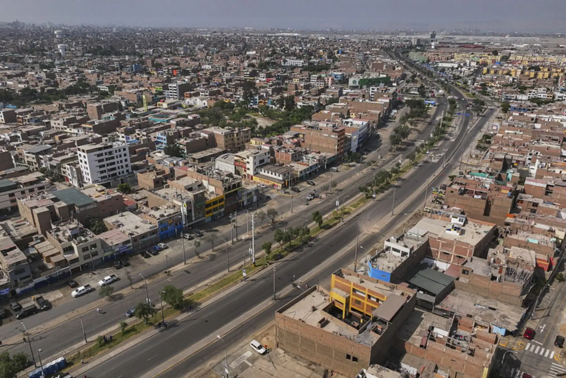 Inicio de obras nueva avenida Tomas Valle. Foto: ANDINA/Prensa Presidencia