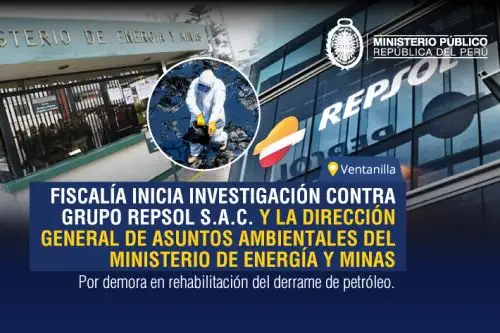 Derrame de petróleo: Fiscalía inicia investigación a Repsol por demora en rehabilitación. Foto: ANDINA/Difusión.