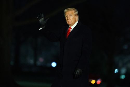 El presidente de Estados Unidos, Donald Trump, intervino en una reunión del Partido Republicano en Florida. Foto: EFE