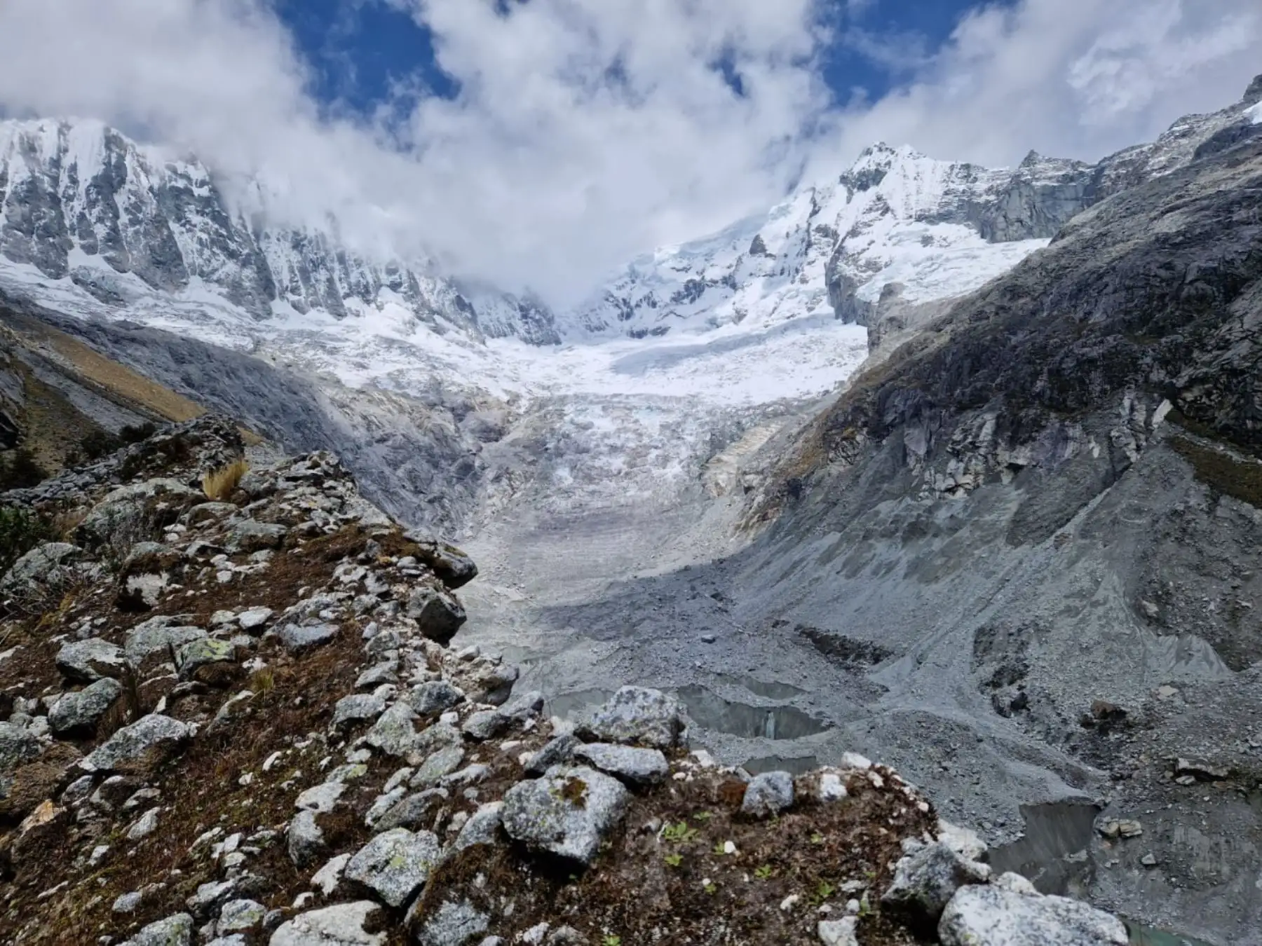 El deshielo de los glaciares es una muestra del cambio climático en el Perú. Foto: ANDINA/Difusión