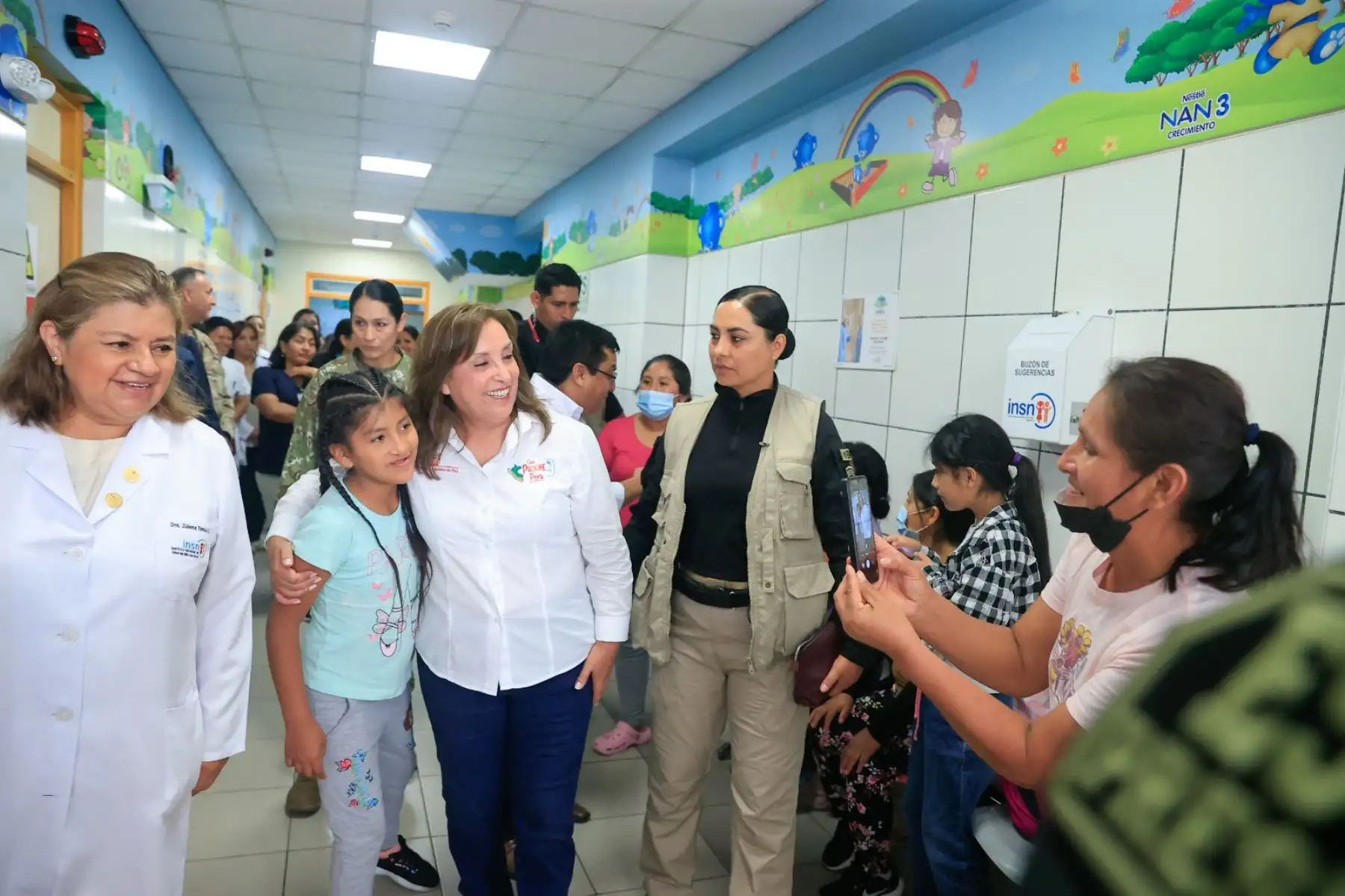 La presidenta Dina Boluarte participa en la ceremonia de inauguración del resonador magnético del Instituto Nacional de Salud del Niño de San Borja.
Foto: ANDINA/Prensa Presidencia