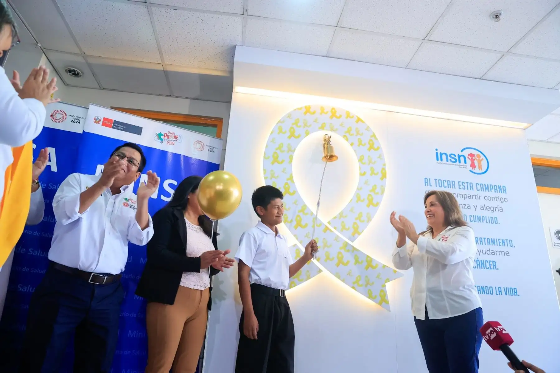 La presidenta Dina Boluarte participa en la ceremonia de inauguración del resonador magnético del Instituto Nacional de Salud del Niño de San Borja.
Foto: ANDINA/Prensa Presidencia