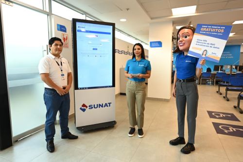 Hoy se lanzó la Campaña “Sunat a tu servicio”. Cortesía Sunat