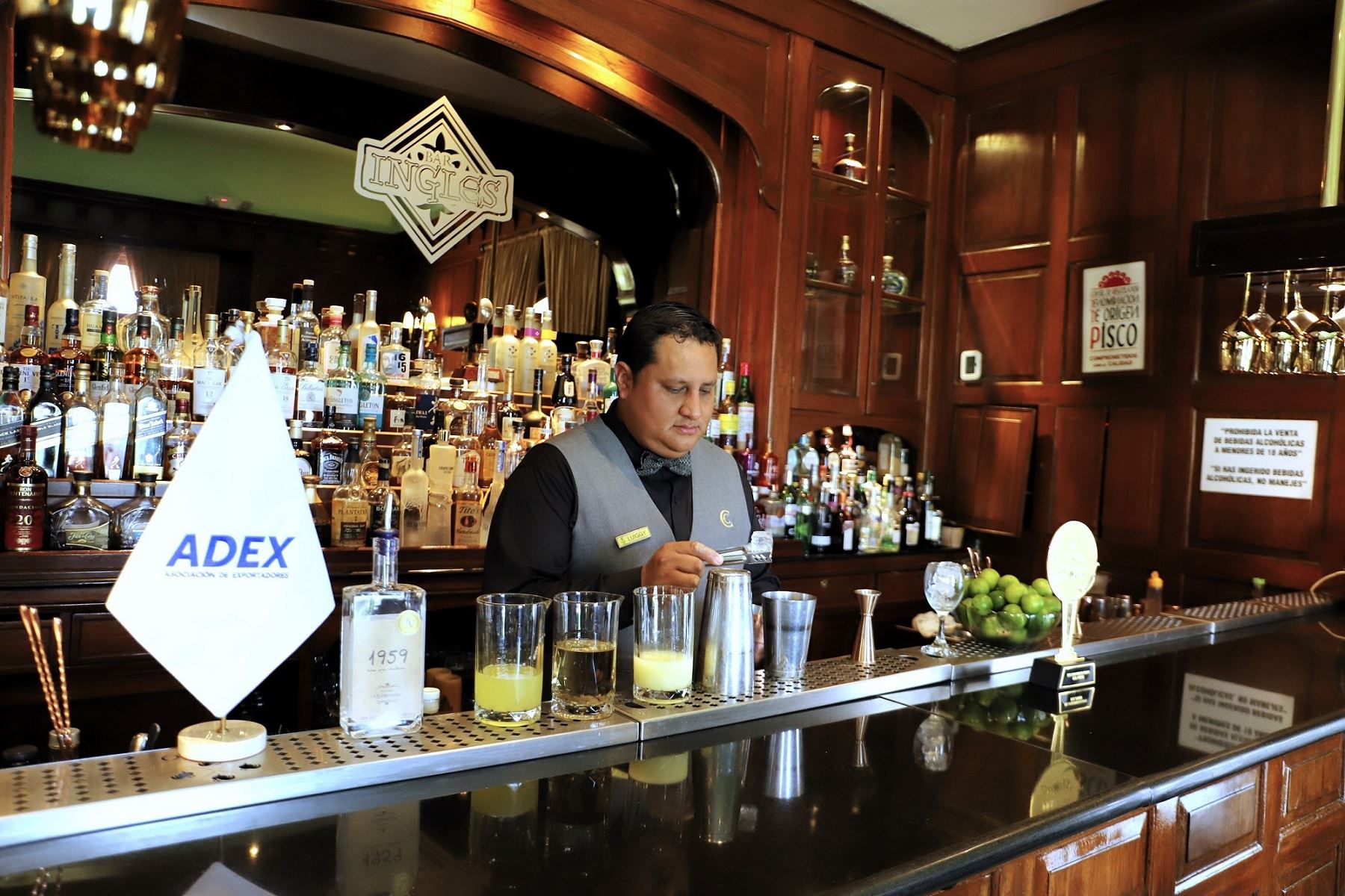 Asociación de Exportadores organizó encuentro con motivo del Día del Pisco Sour. Cortesía Adex