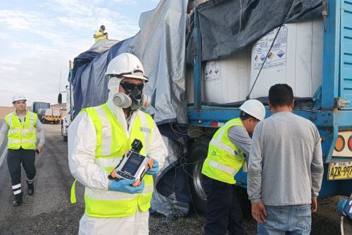 Operativo de Sunat para incautar minerales no declarados. ANDINA/Difusión