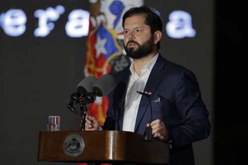 "Es un tremendo logro para Chile. Es un imperativo ético y un acto de justicia", manifestó el mandatario Boric. Foto: AFP