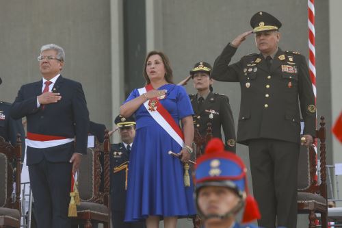 Presidenta Dina Boluarte participa en aniversario de operaciones de la Cordillera del Cóndor de 1981