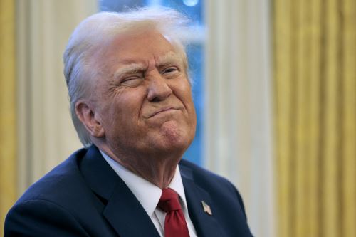 Al comienzo de su primer mandato (2017-2021), Trump tuvo un índice de aprobación del 45 %. Foto: AFP