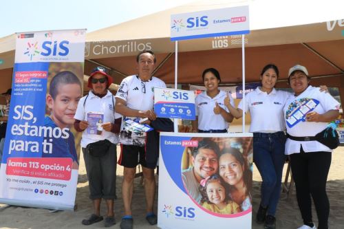 Seguro Integral de Salud en las playas del sur. Foto: ANDINA/Difusión