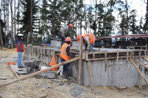 Obra ejecutada con apoyo del OTASS mejorará el servicio de agua potable para la población de Chachapoyas. Foto: OTASS/Difusión