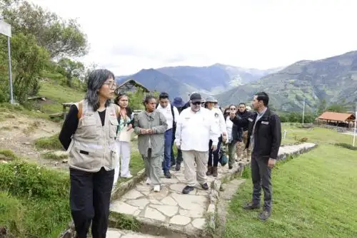 El ministro de Cultura también  llegó al sitio arqueológico Las Juntas, ubicado en el distrito y provincia de Bagua,