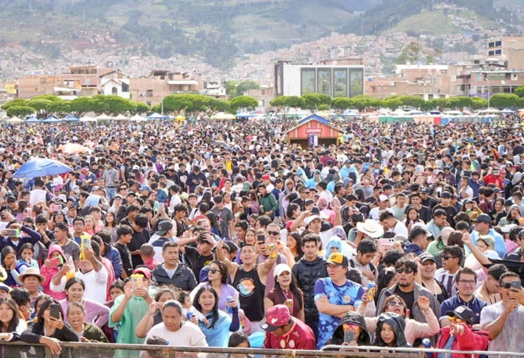 Bando de carnaval realizado el sábado pasado en Cajamarca. Foto: ANDINA/difusión.